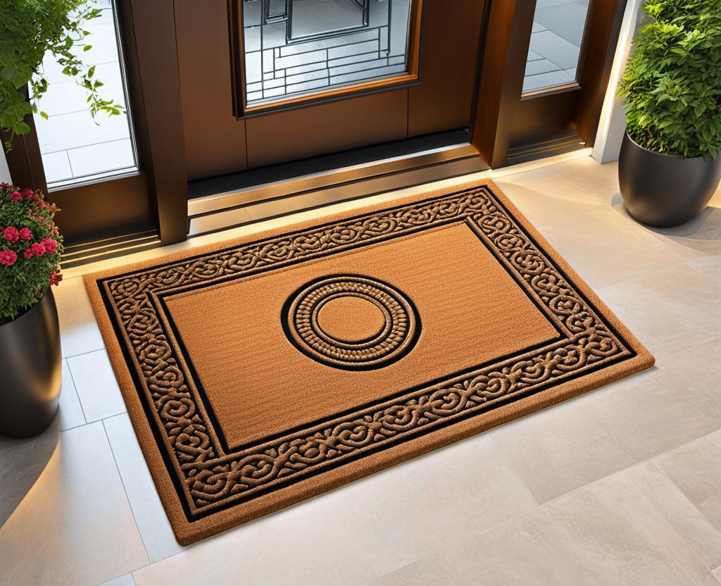 what size is a standard door mat