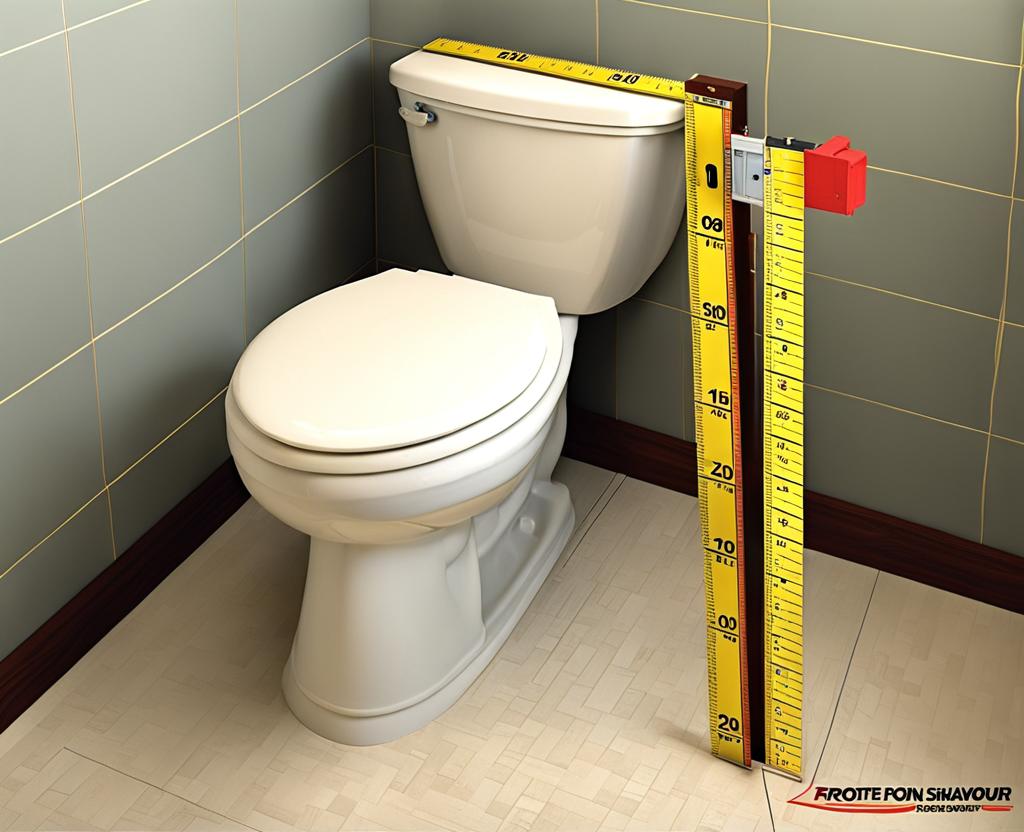 how to measure toilet rough in