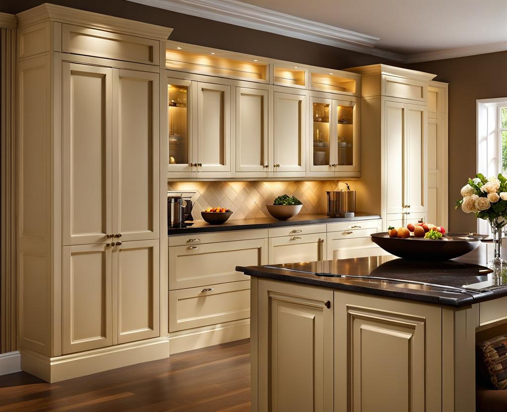 cream kitchen cupboards what colour walls