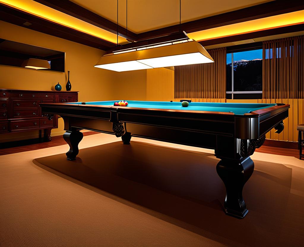 how to measure a pool table accurately