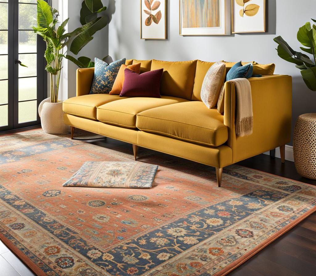 what size rug for l-shaped sectional