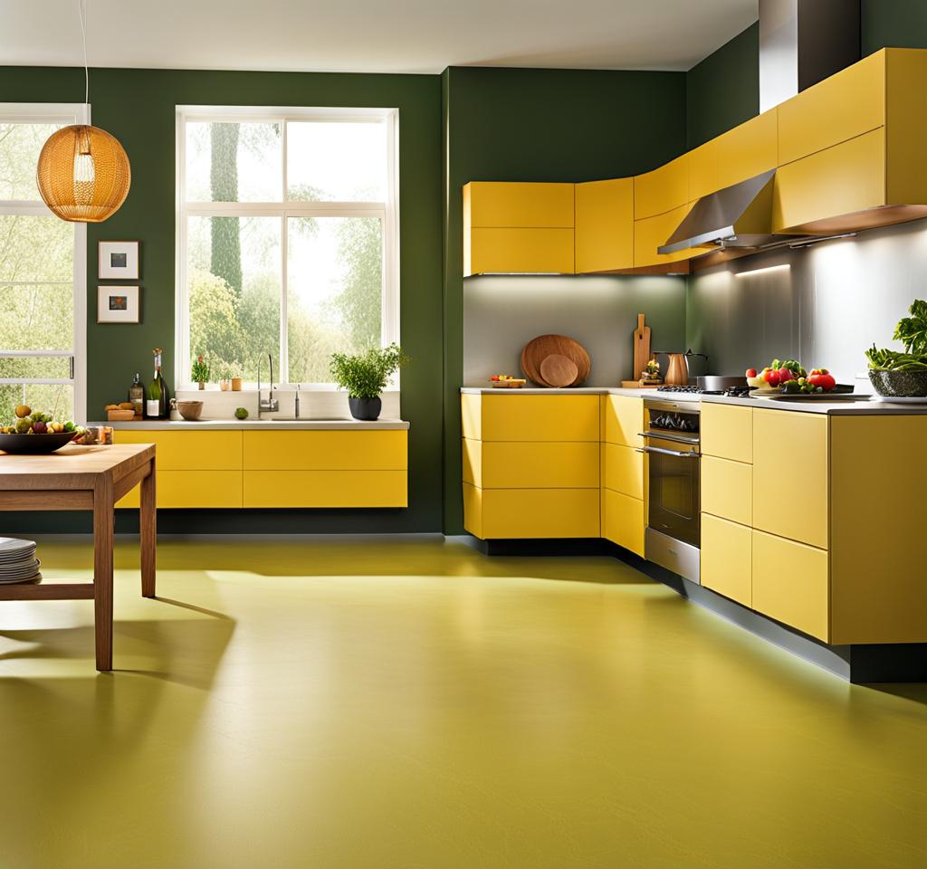 marmoleum kitchen floods