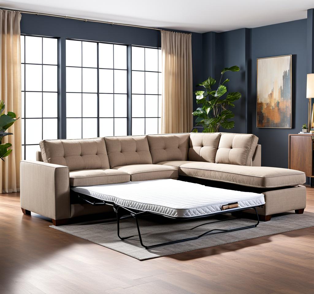 infinity fabric sleeper sectional