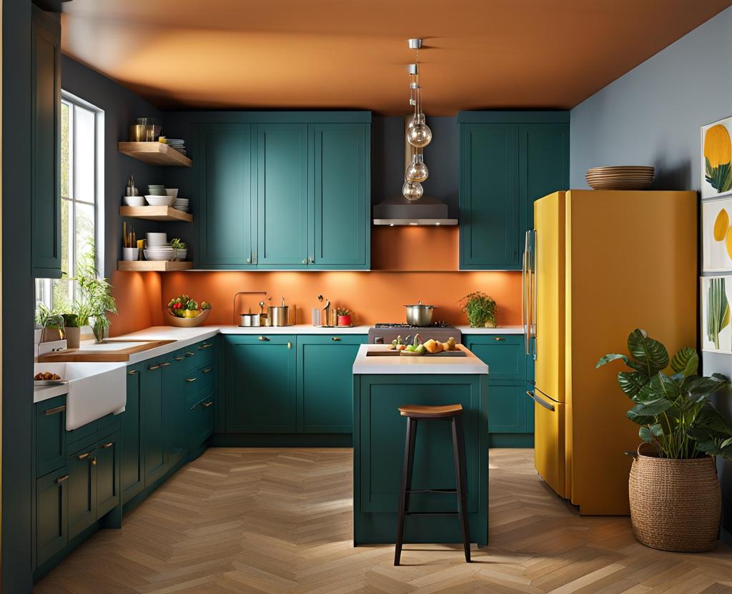 paint colors small kitchens