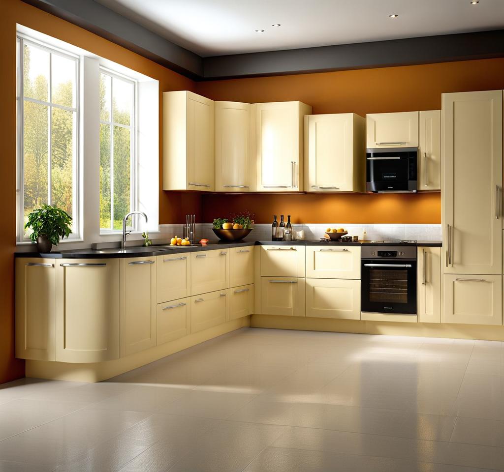 wall colors for kitchen with cream cabinets