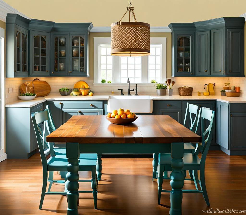 how to paint a kitchen table