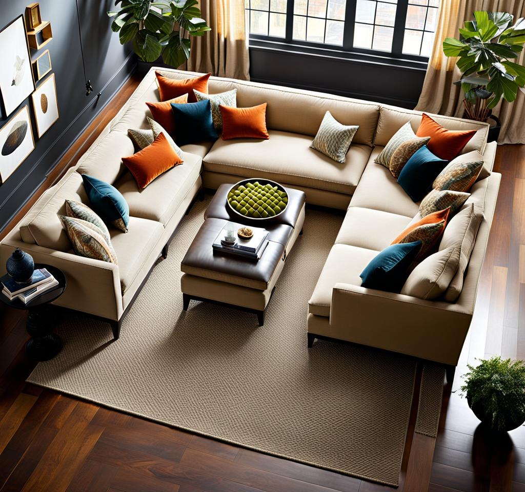 sectional sofa layout ideas