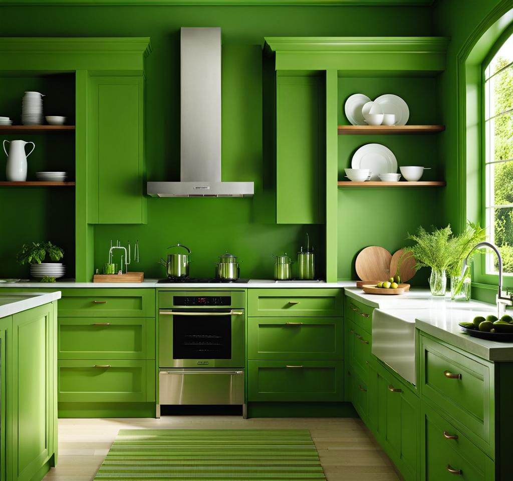 best green paint colors for kitchen