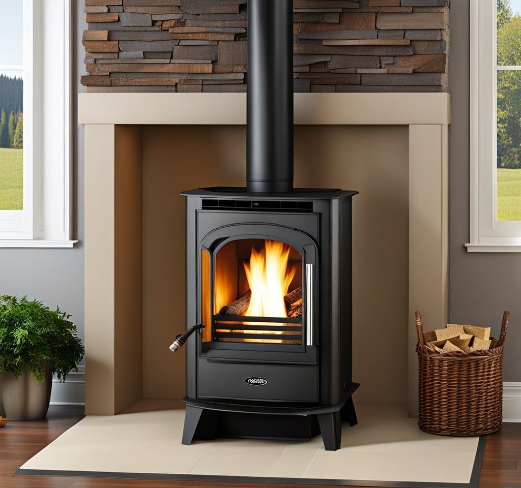 how to install a pellet stove through chimney