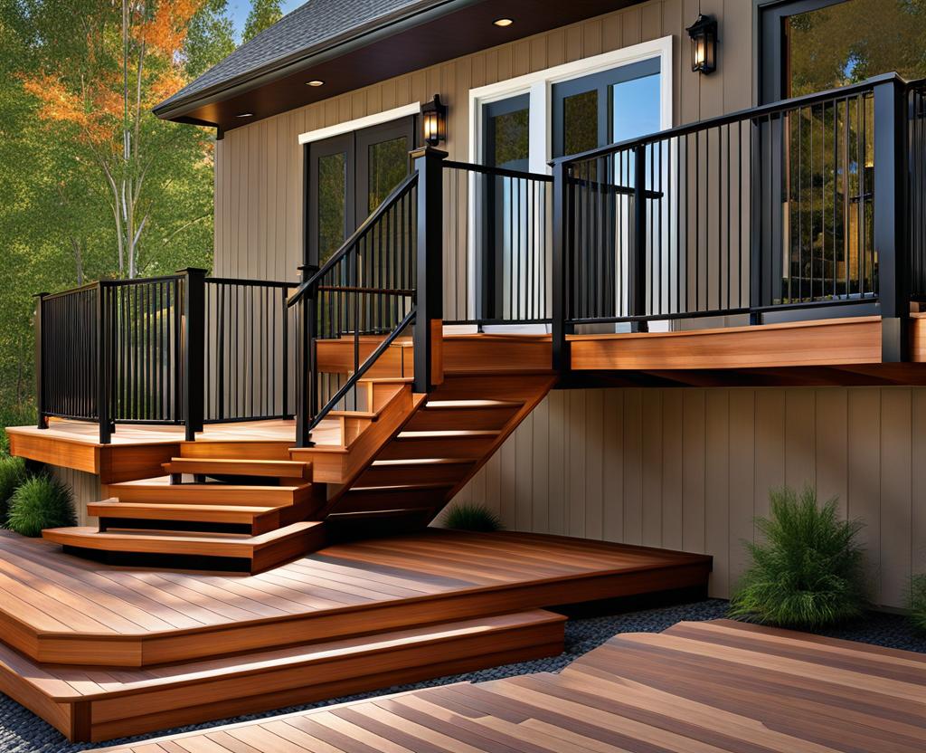 deck and stairs designs