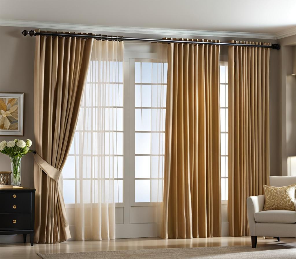 how to keep curtain rod from sliding