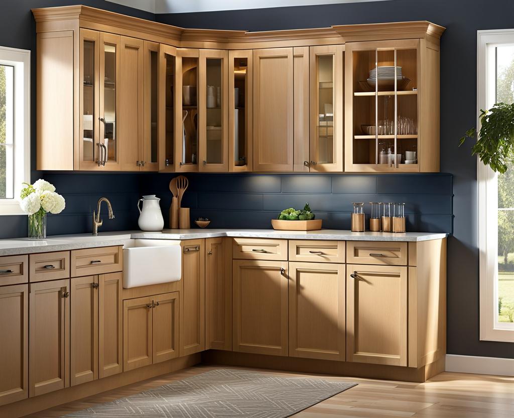 common dimension of upper kitchen cabinets