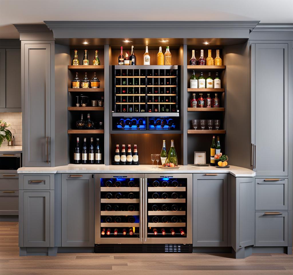 beverage center design ideas