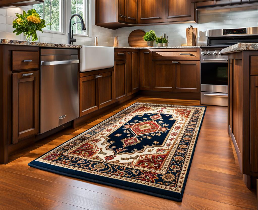 kitchen rugs for under table
