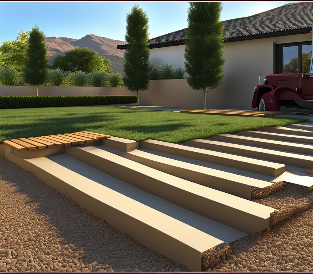 how to lay landscape edging blocks