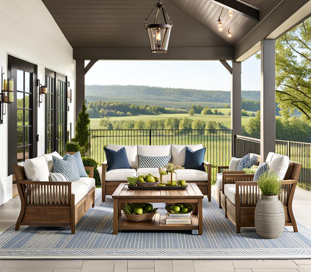 modern farmhouse patio furniture