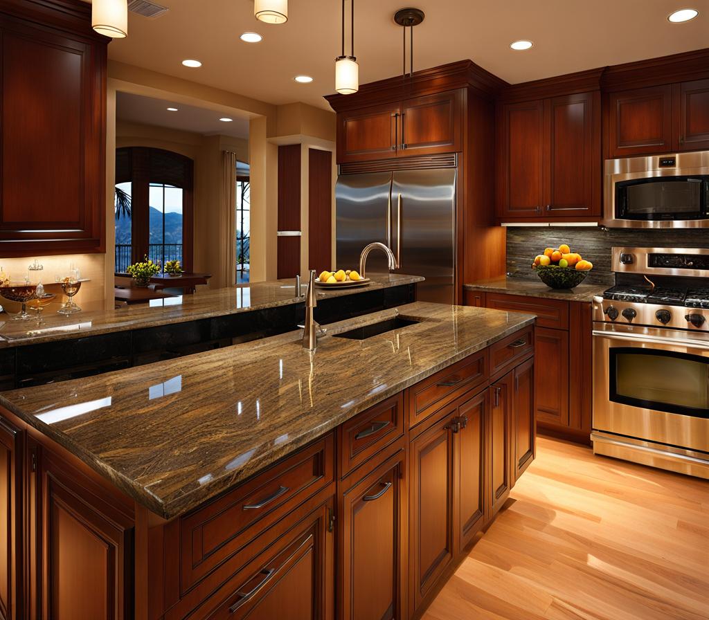 small kitchen granite countertops