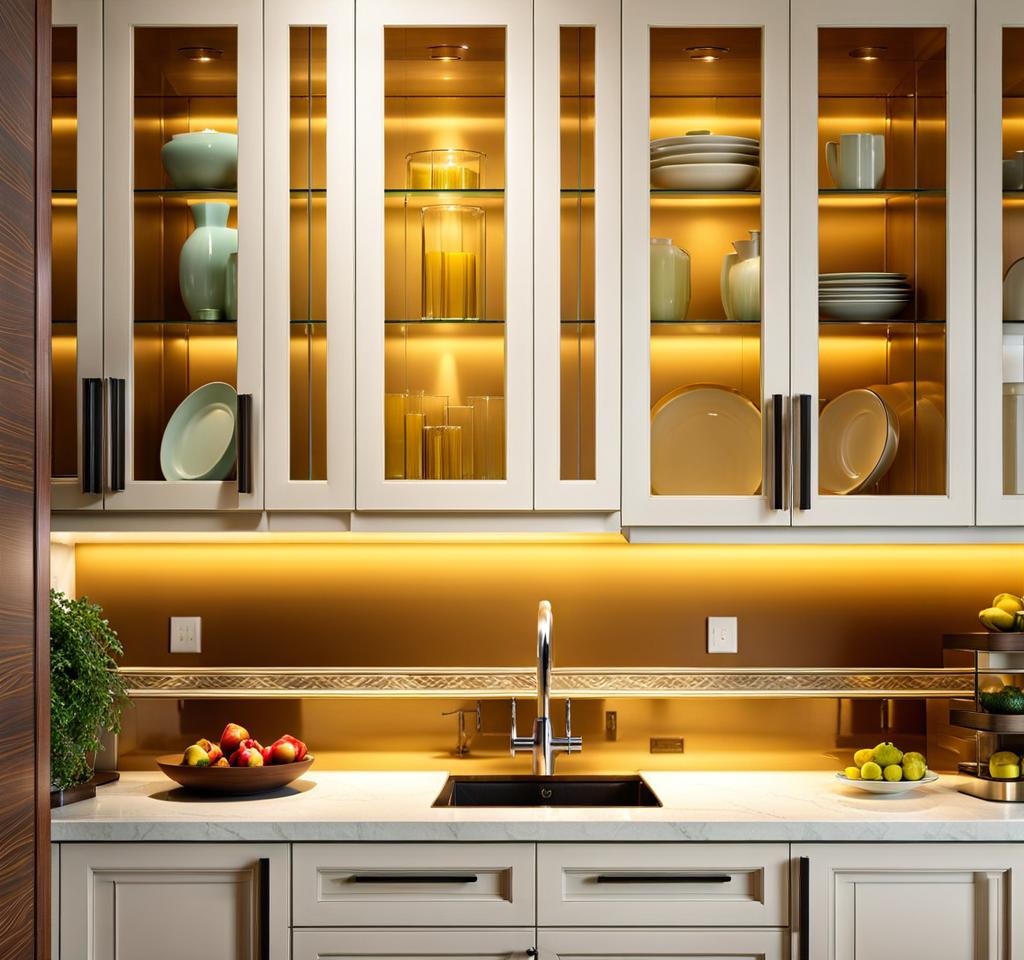 glass choices for cabinets