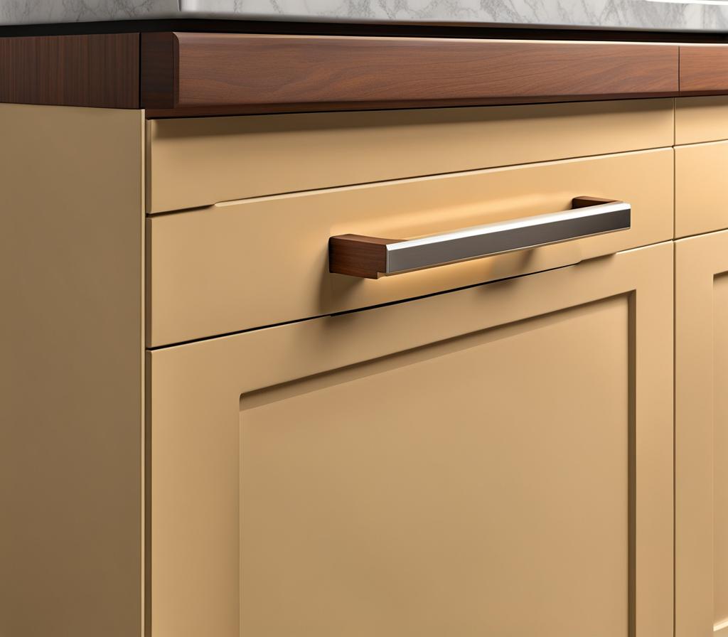 kitchen cabinet handle position