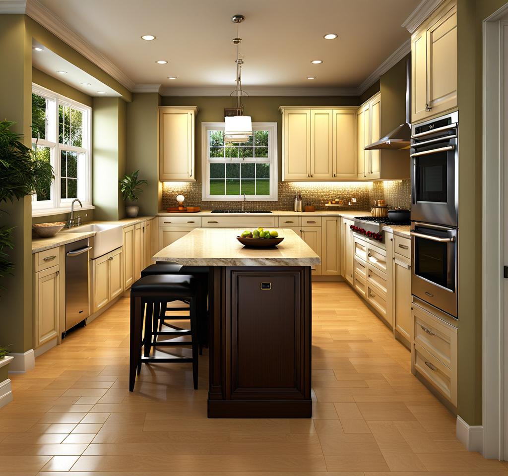 small kitchen floor plans with dimensions