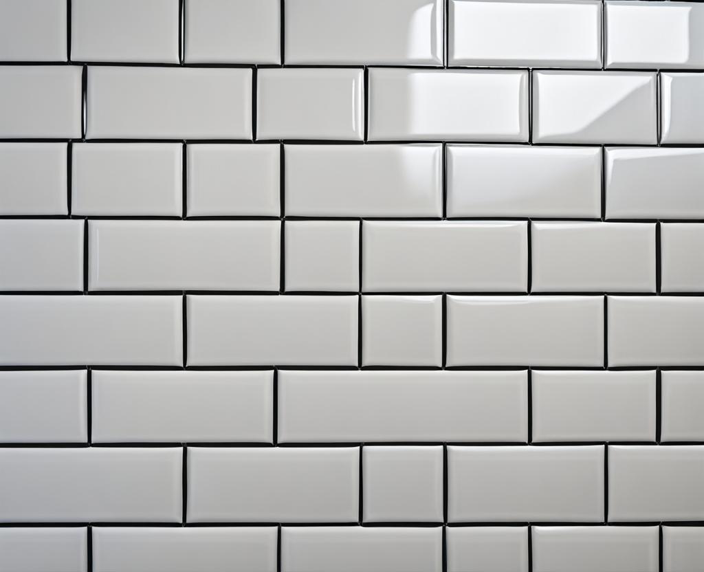 subway tile with dark grout kitchen