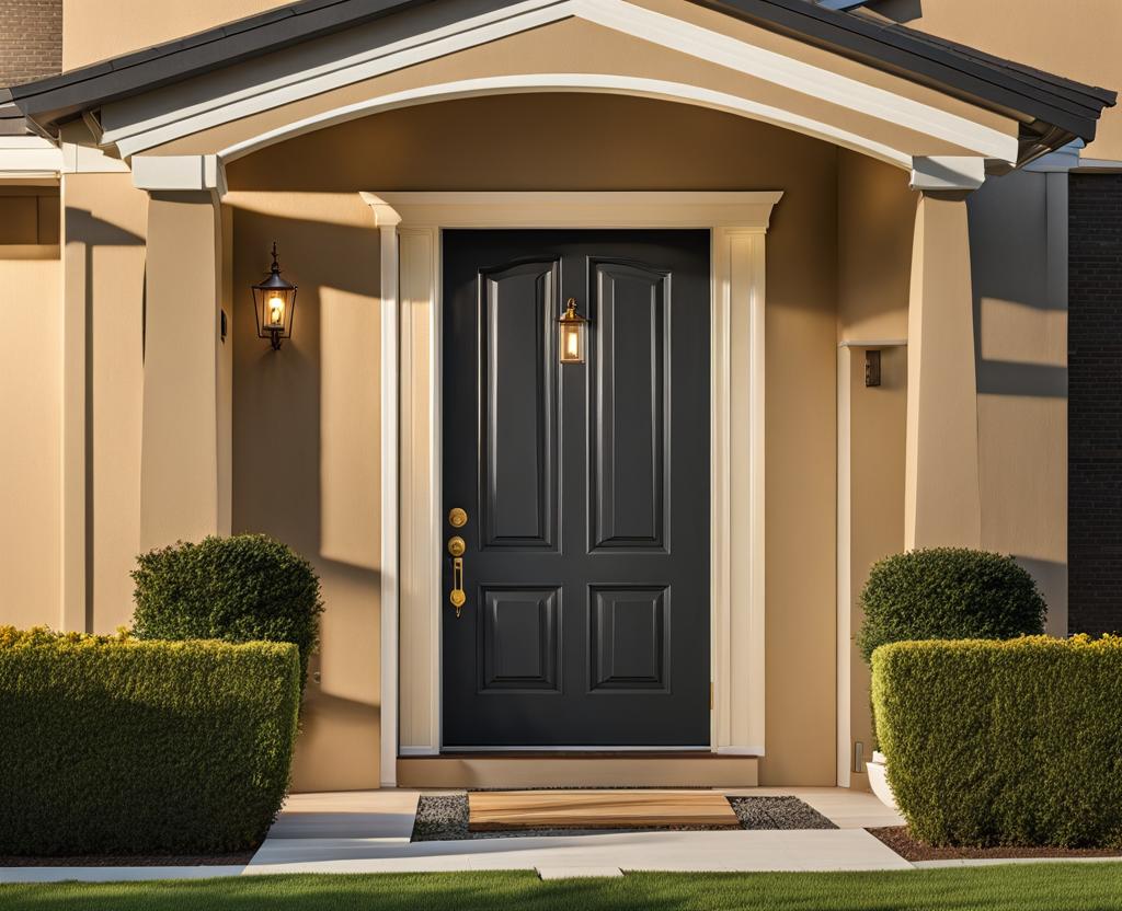 front door colors beige house