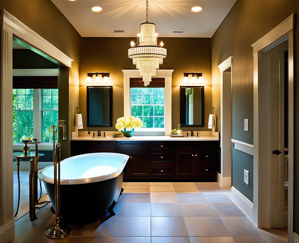 small chandeliers for bathrooms