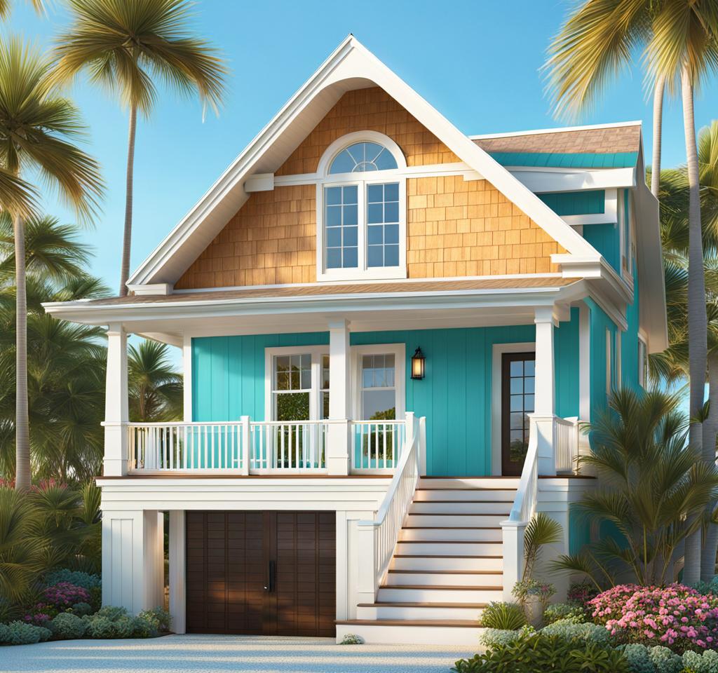 beach house colors exterior