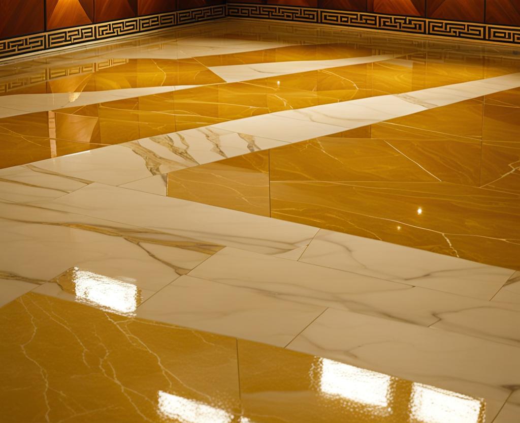 how to make marble floor shine