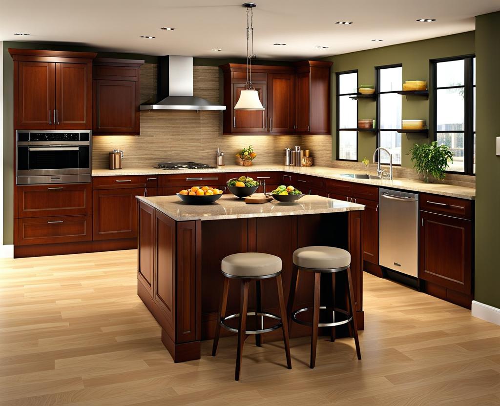 l shaped kitchen designs with breakfast bar