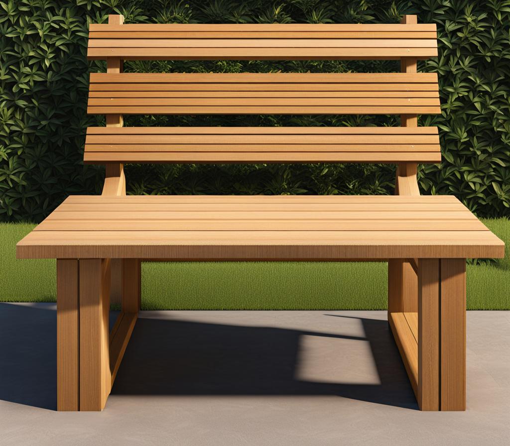 wood for outdoor bench