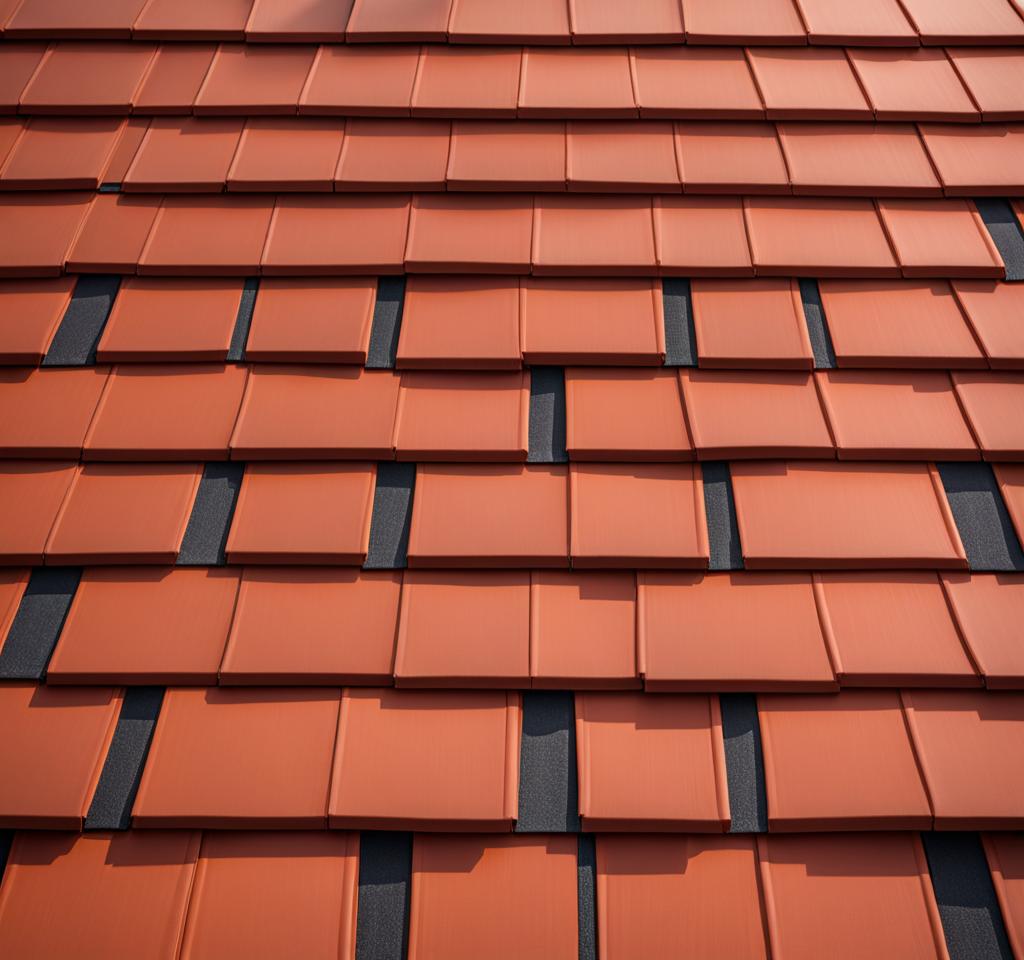 red brick home roof colors