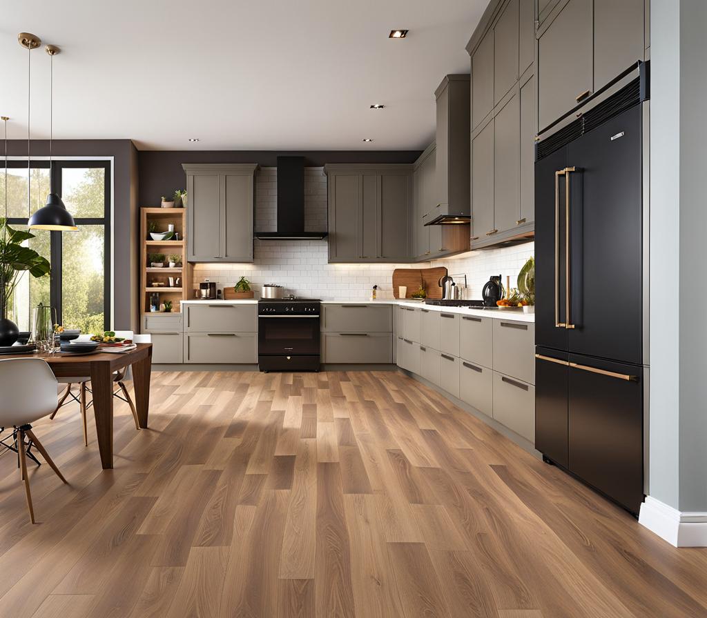 laminate flooring in kitchen