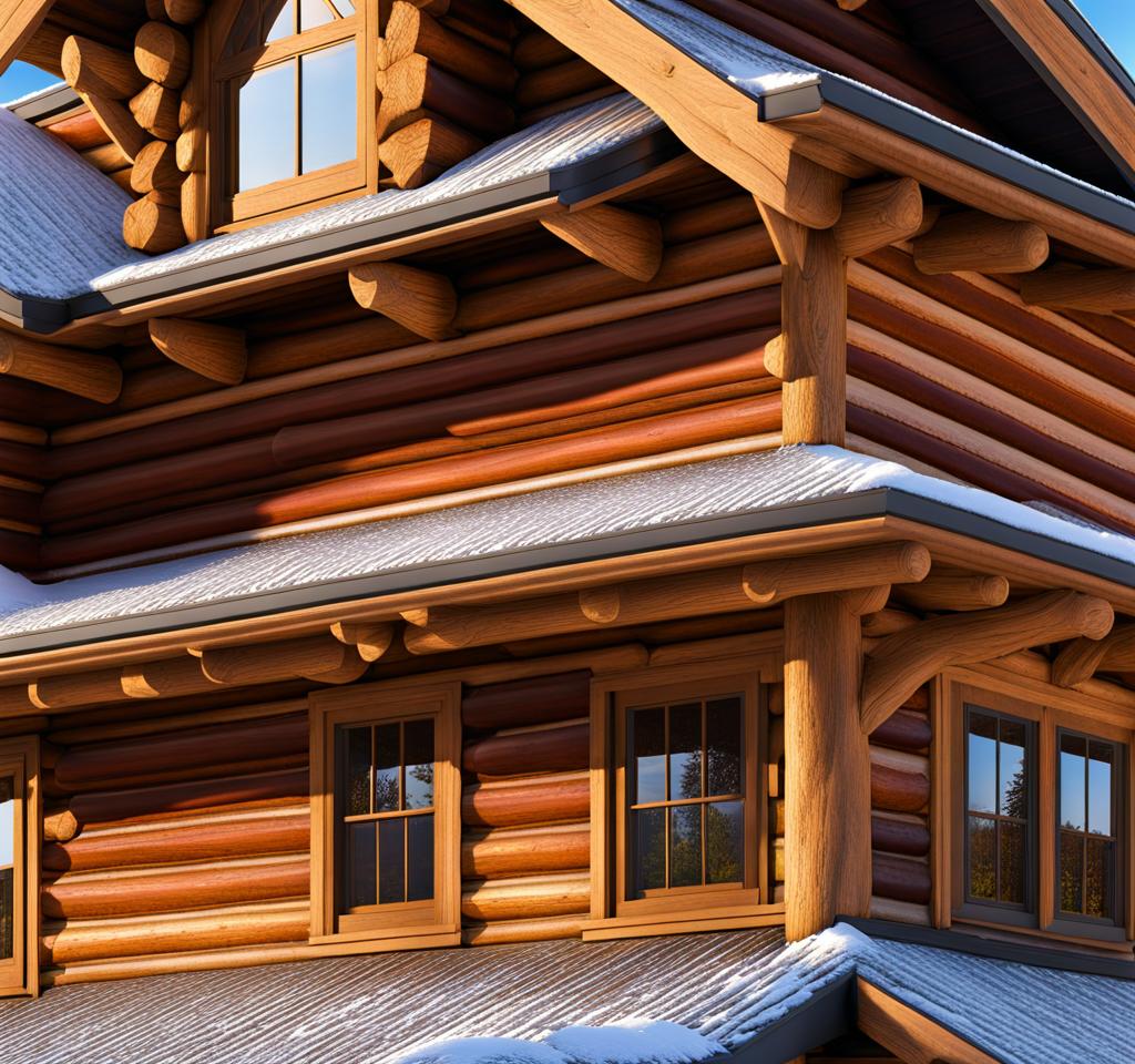 log cabin roof colors