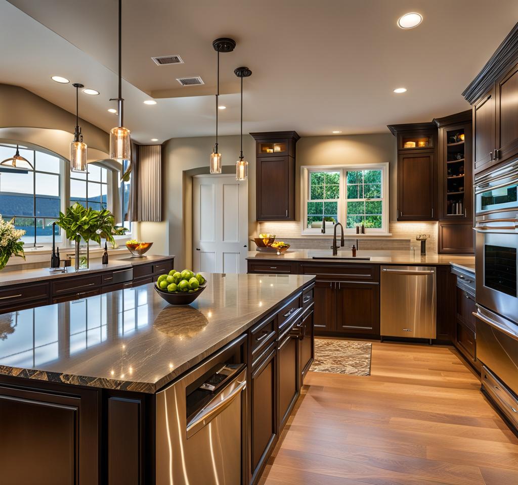 typical size of kitchen island