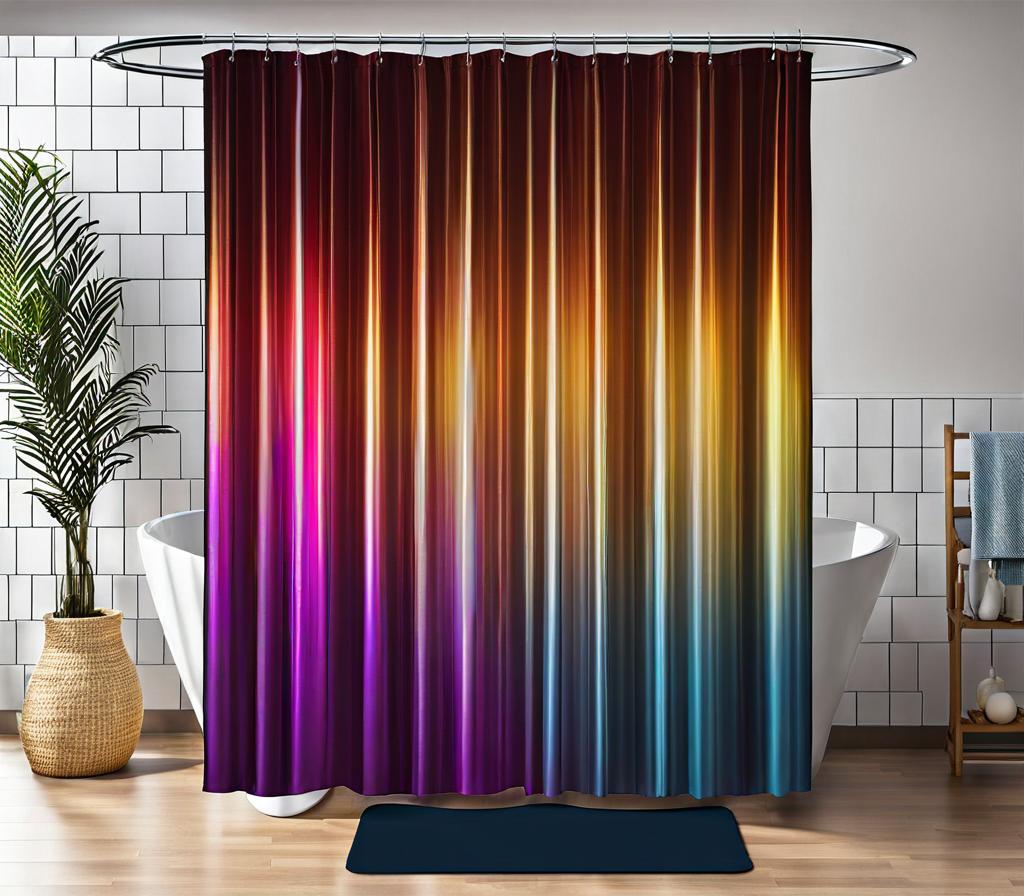 standard shower curtain size width