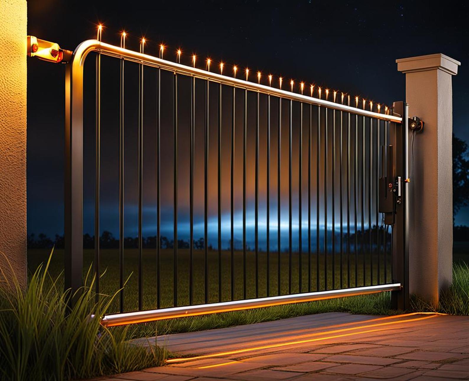 electric fence gate installation