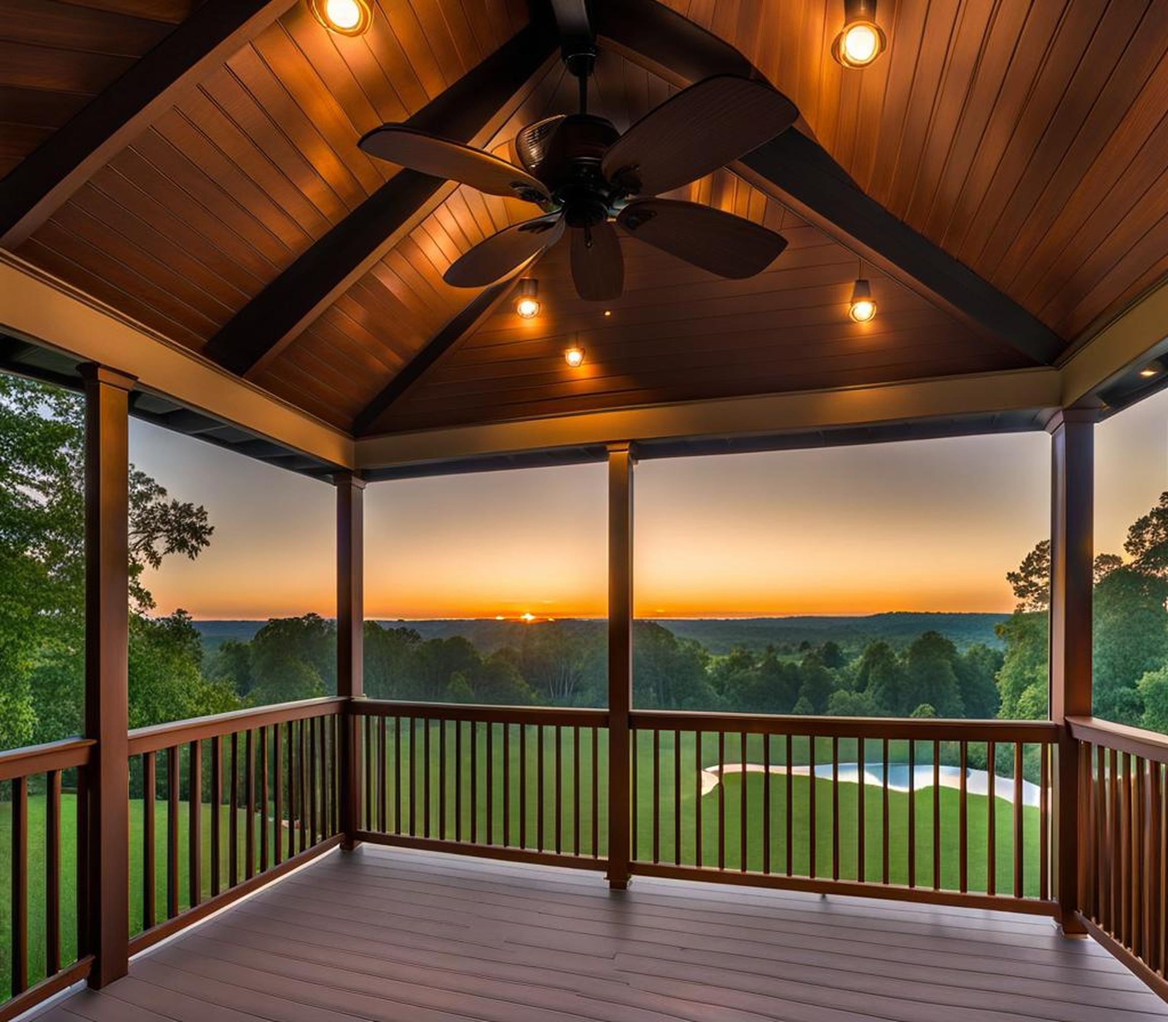 screened in porch ceiling ideas