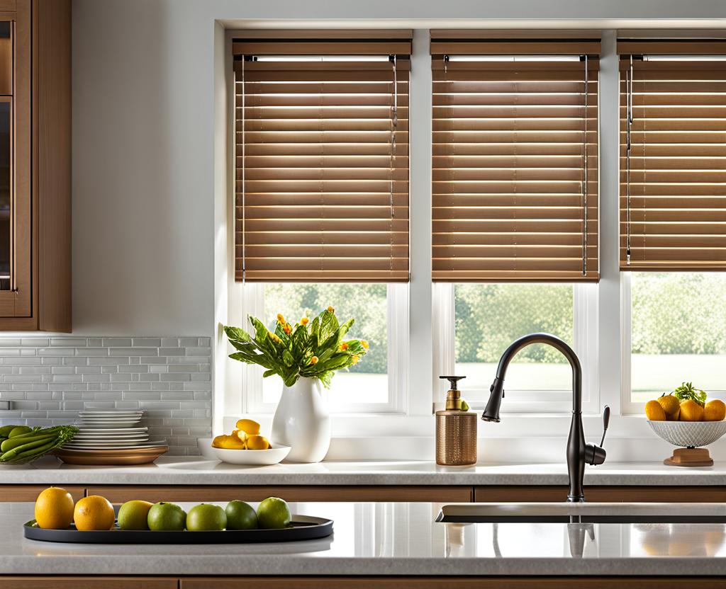 blinds for kitchen windows over sink