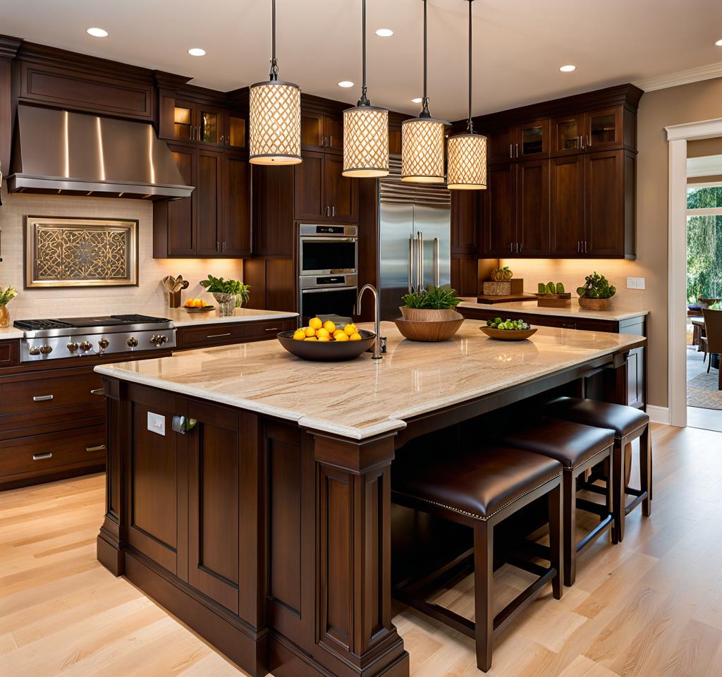 bench seating kitchen island