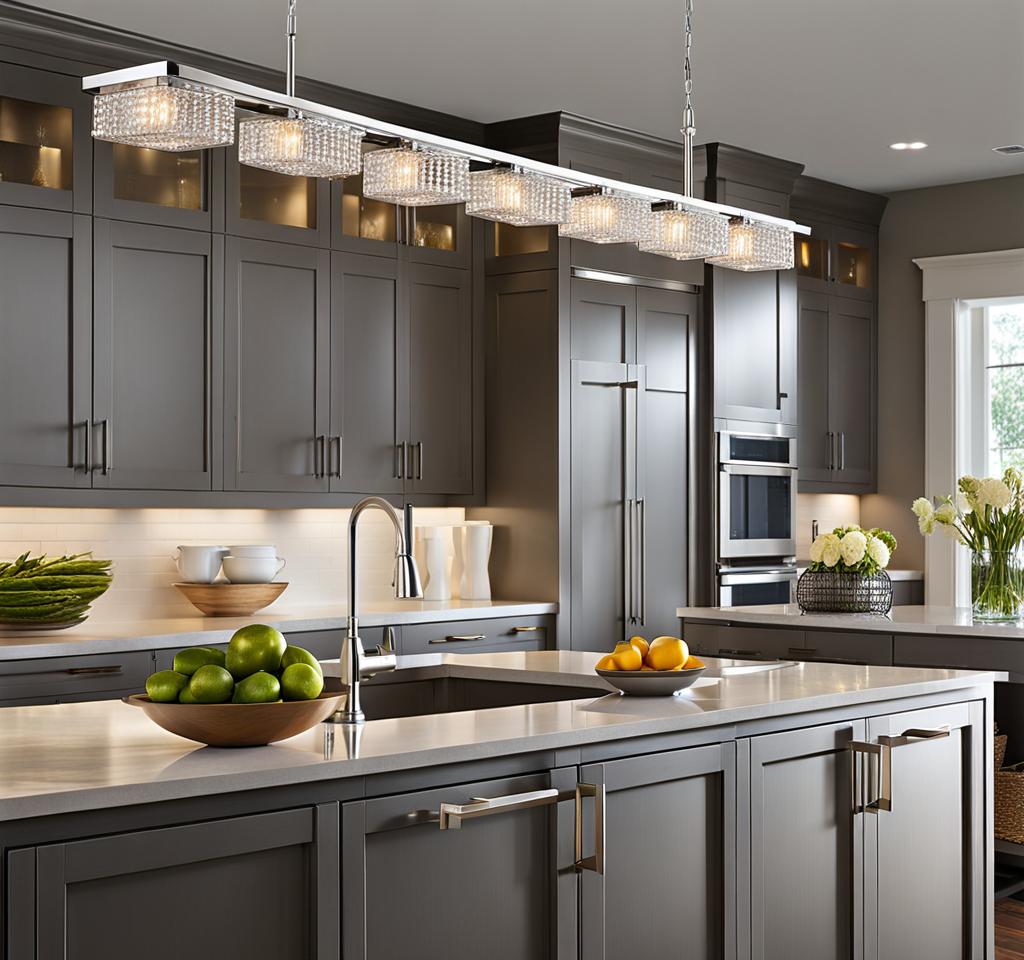 silver kitchen light fixtures