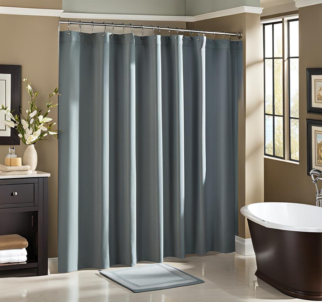 what is the average size of a shower curtain