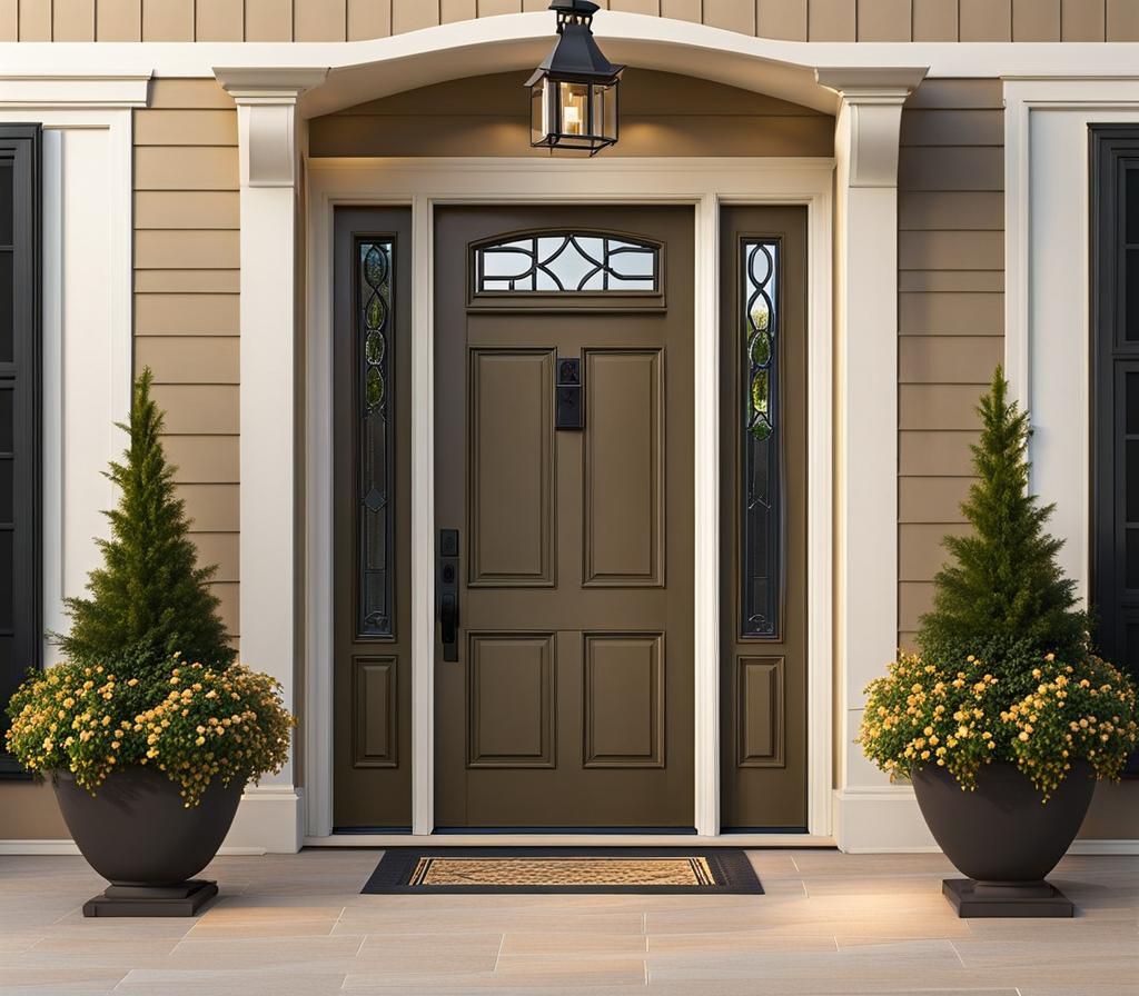front door color for beige house