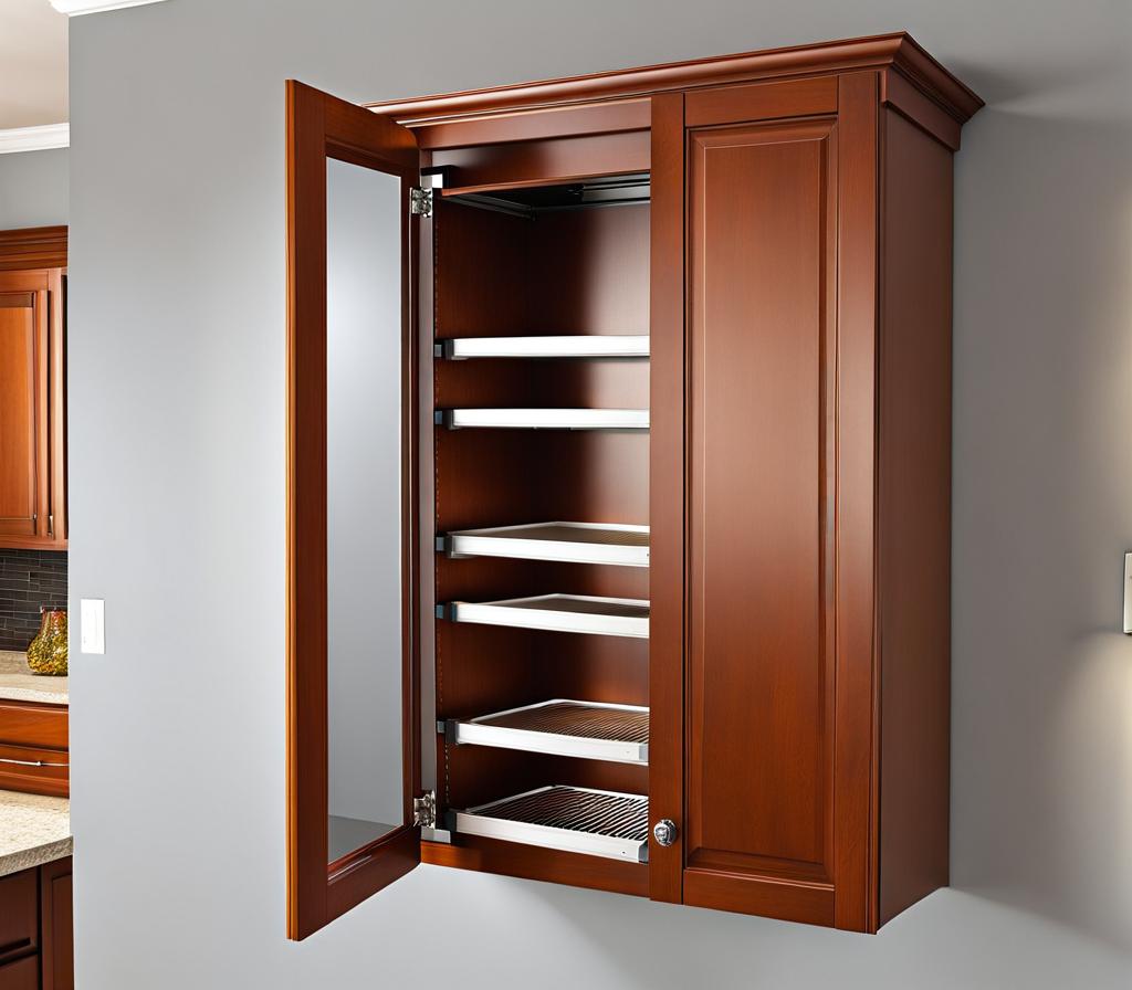 how to install shelves in a cabinet