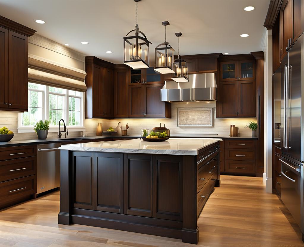 kitchen island overhang depth