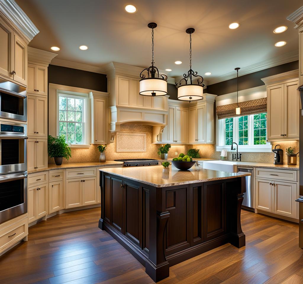 coordinating kitchen light fixtures