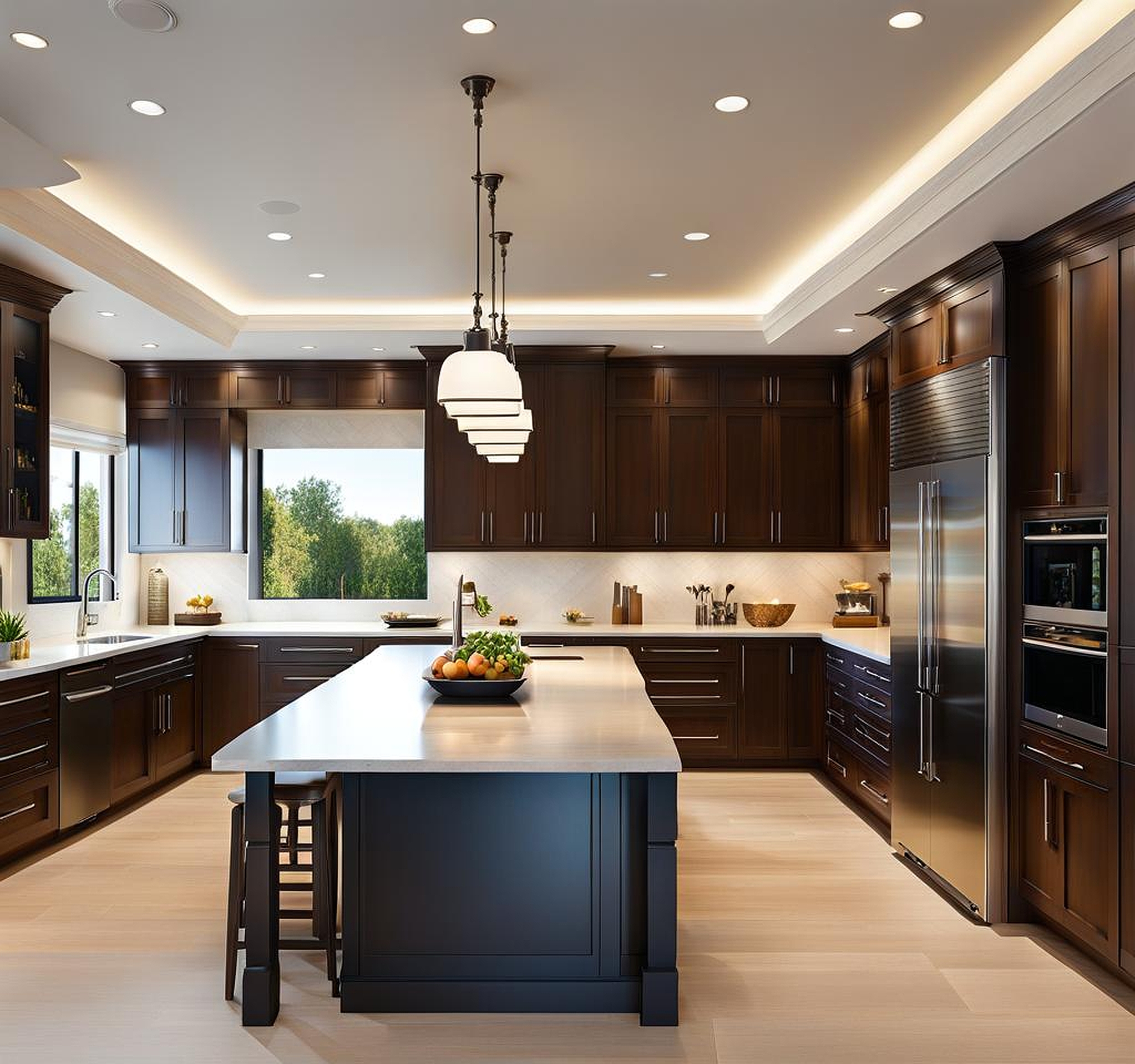 drop ceiling in kitchen