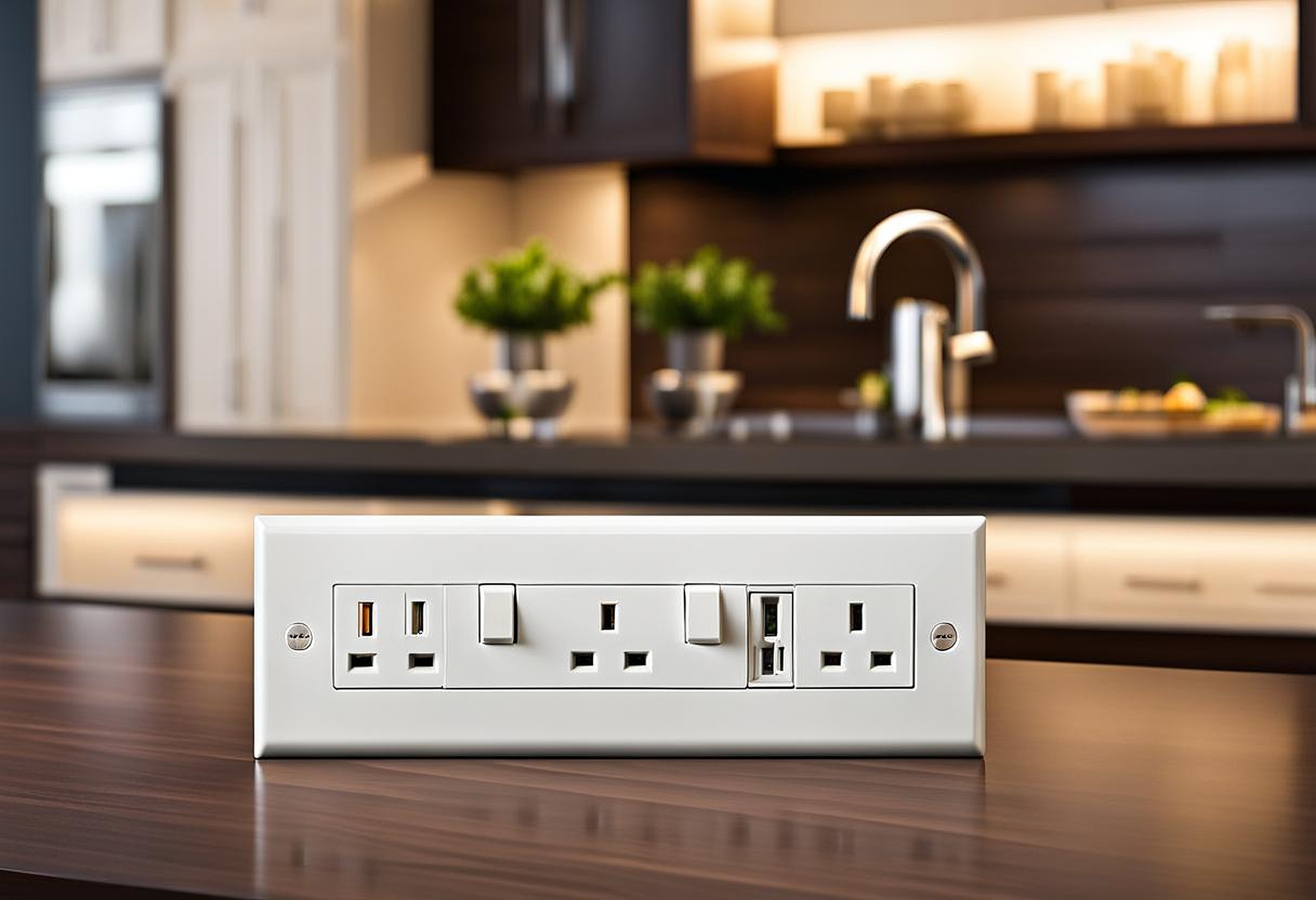 electrical outlets in cabinets