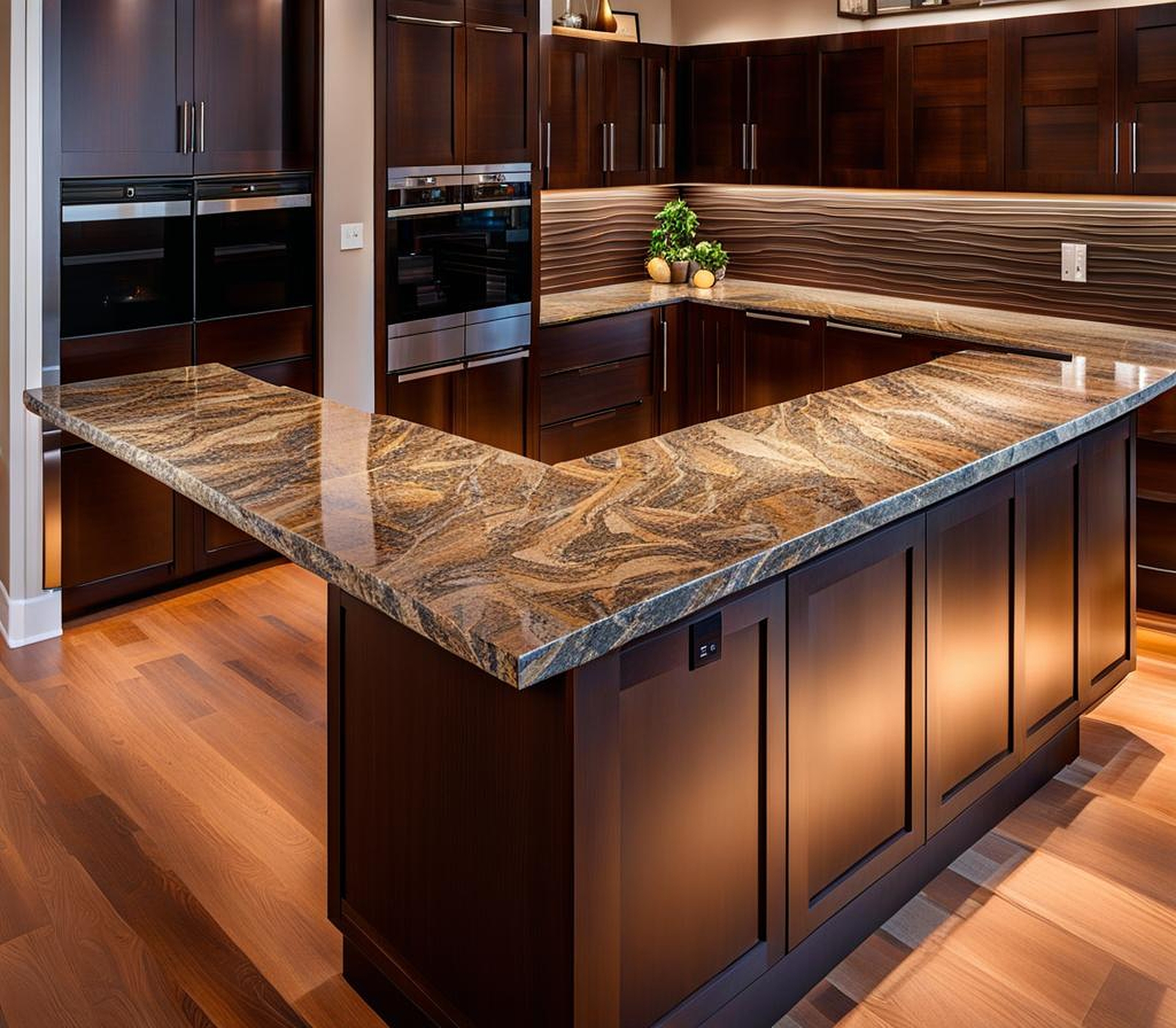 granite breakfast bar designs