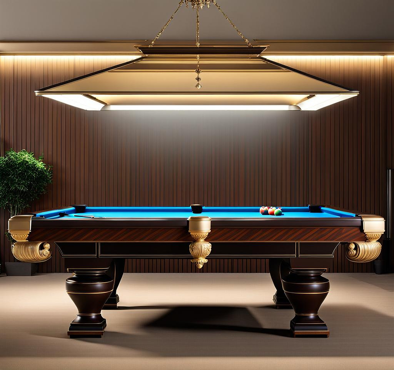 how big is a regulation pool table